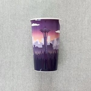 Purple Skyline Tumbler